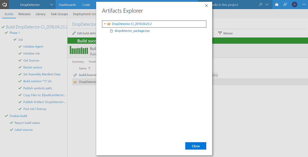 VSTS a desktopové aplikace — obrázek 4